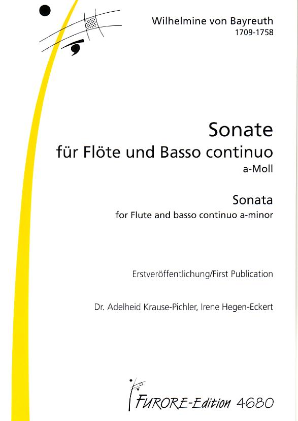 Sonate fr Flte und B.C. in a-Moll - cliquer ici