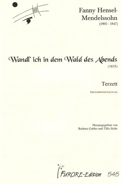 Wand'l ich in dem Wald des Abends - cliquer ici Wand'l ich in dem Wald des Abends - cliquer ici