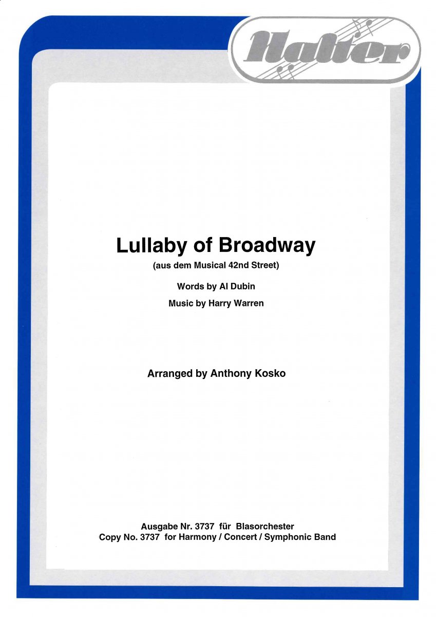 Lullaby of Broadway (from '42nd Street') - cliquer ici