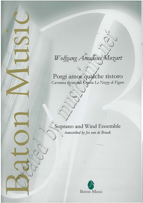 Porgi amor qualche ristoro (Cavatina from the Opera 'Le Nozze di Figaro') - cliquer ici