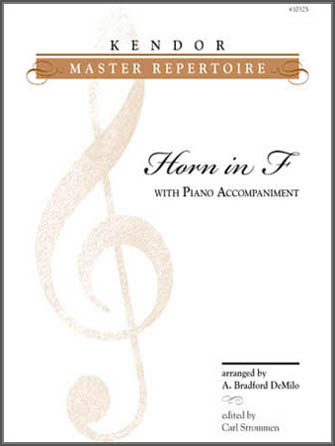 Kendor Master Repertoire - Horn in F - cliquer ici