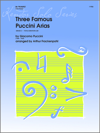 3 Famous Puccini Arias - cliquer ici