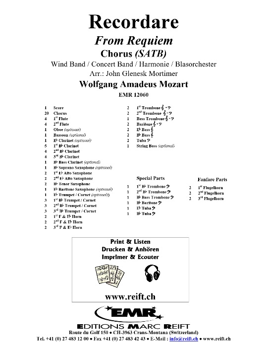 Recordare (from 'Requiem') - cliquer ici