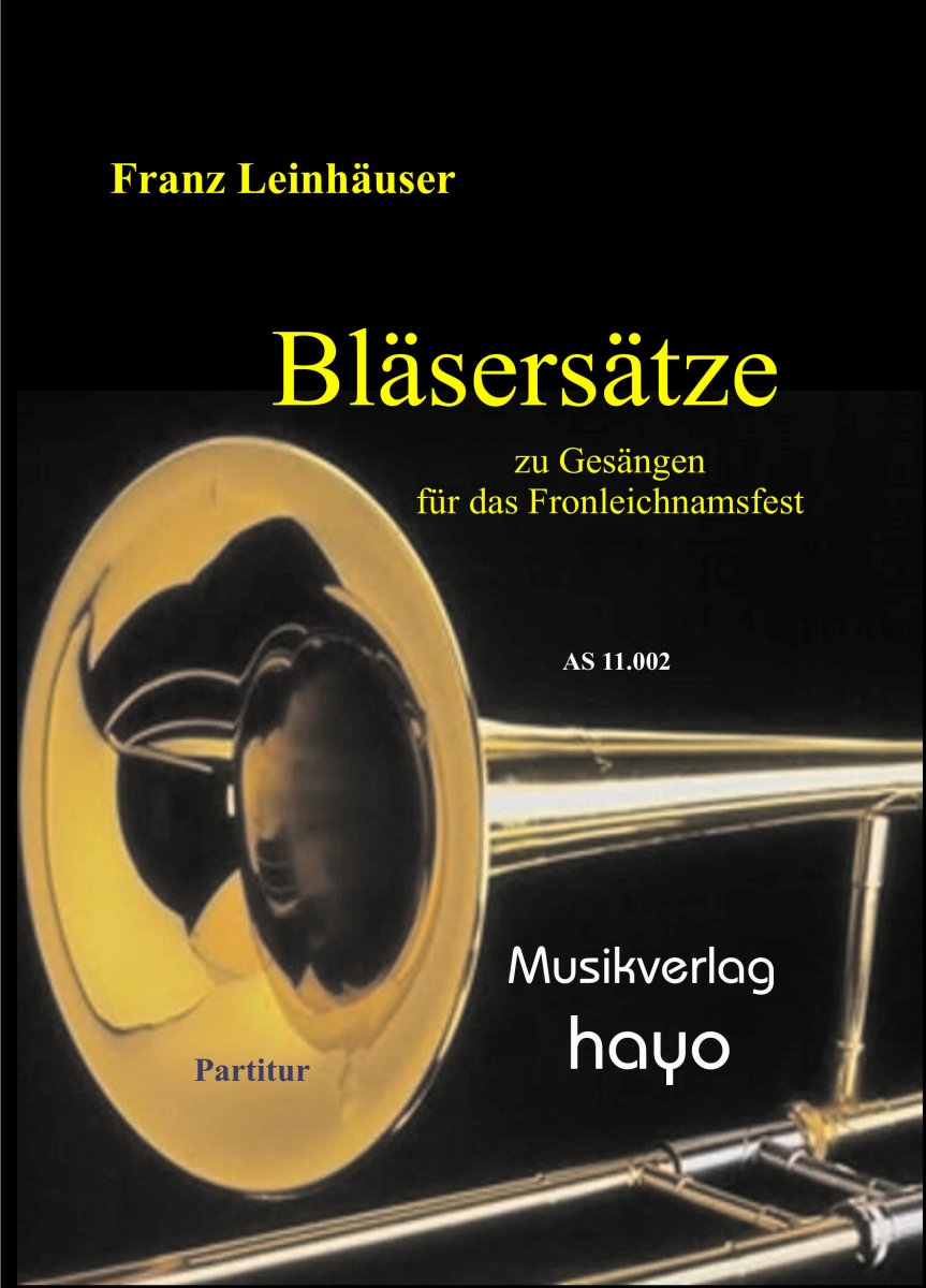 Bl�sers�tze zu Ges�ngen f�r das Fronleichnamsfest - cliquer ici