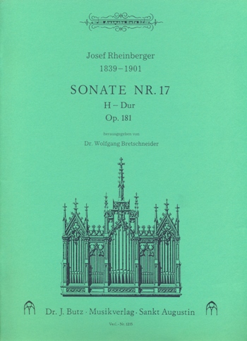 Orgelsonate #17 Op.181, H-Dur - cliquer ici