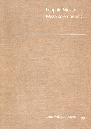 Missa solemnis in C - cliquer ici Missa solemnis in C - cliquer ici
