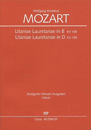 Mozart: Litaniae Lauretanae in B und D - cliquer ici