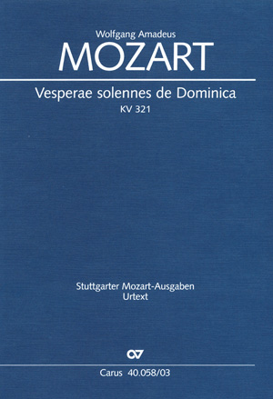 Vesperae solennes de Dominica - cliquer ici