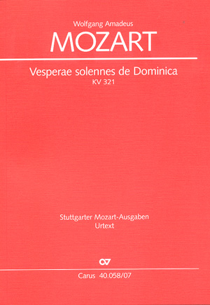 Vesperae solennes de Dominica - cliquer ici