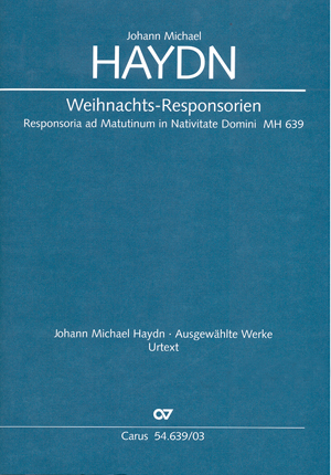 Haydn, M.: Weihnachtsresponsorien - cliquer ici