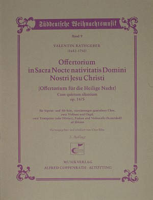 Offertorium in Sacra Nocte nativitatis Domini nostri Jesu Christi (Offertorium f�r die Heilige Nacht) - cliquer ici