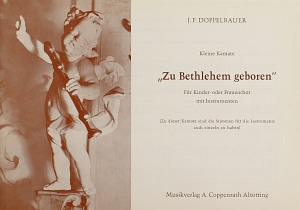 Zu Bethlehem geboren - cliquer ici Zu Bethlehem geboren - cliquer ici