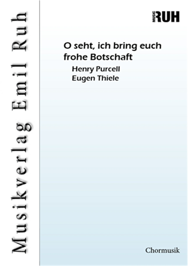 O seht, ich bring euch frohe Botschaft - cliquer ici O seht, ich bring euch frohe Botschaft - cliquer ici
