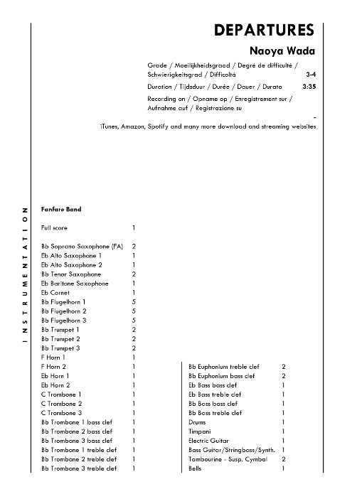 Departures - cliquer ici