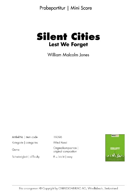 Silent Cities (Lest we forget) - cliquer ici