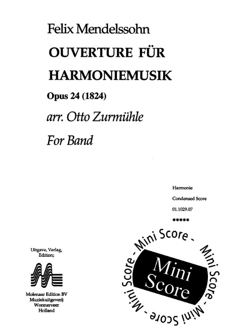 Ouverture f�r Harmoniemusik - cliquer ici
