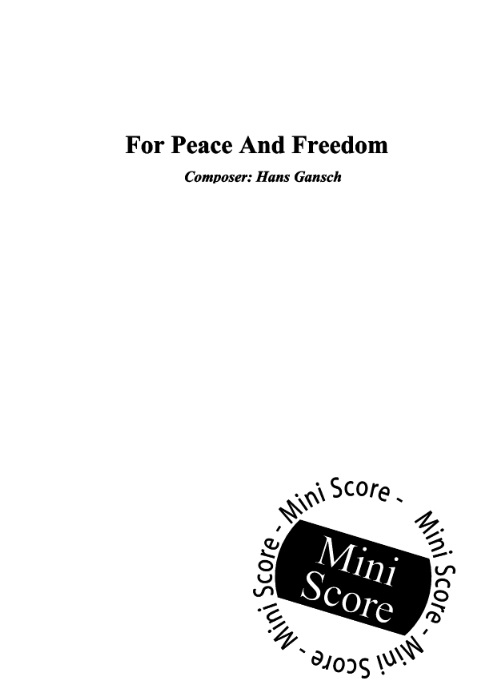 For Peace and Freedom - cliquer ici