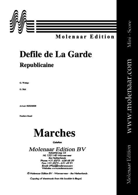 Defile de la Garde (Republicaine) - cliquer ici