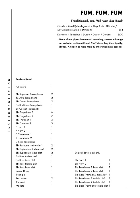 Fum, Fum, Fum - cliquer ici