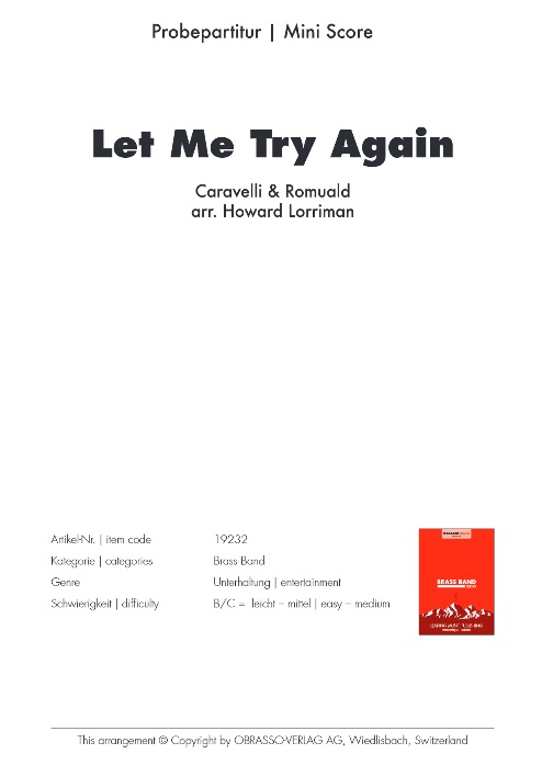 Let Me Try Again - cliquer ici