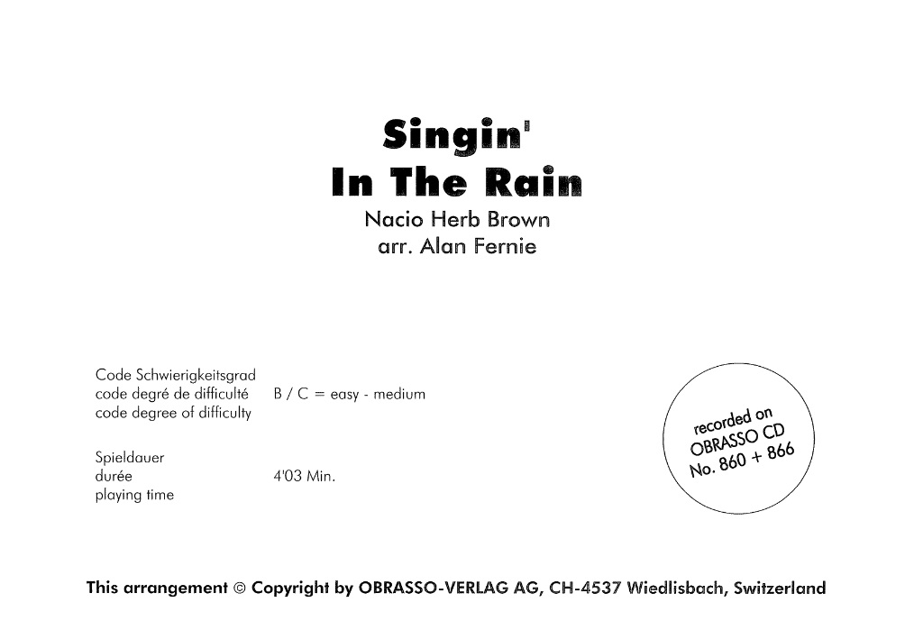 Singin' in the Rain - cliquer ici