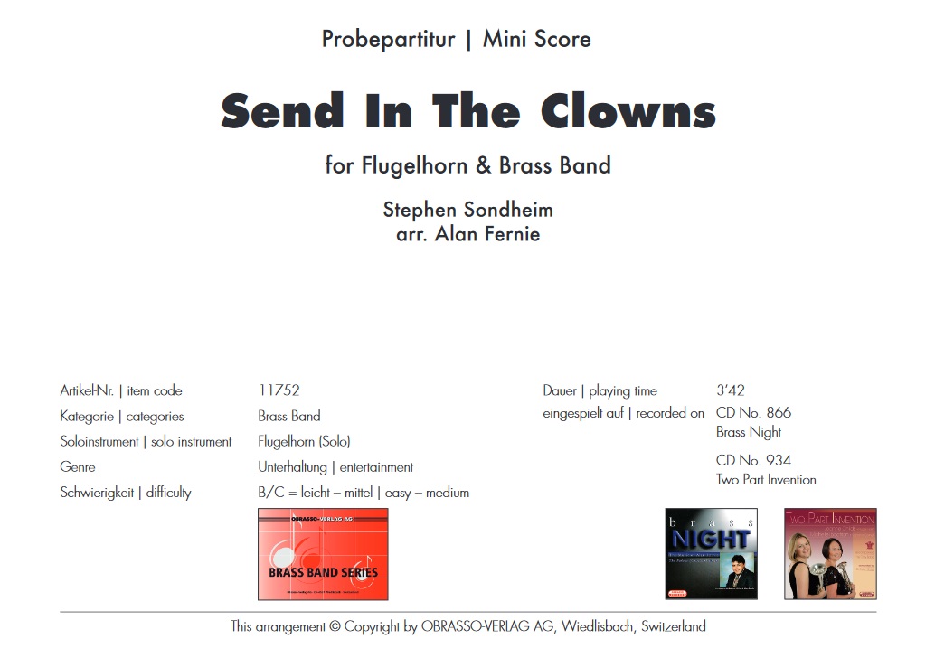 Send in the Clowns - cliquer ici