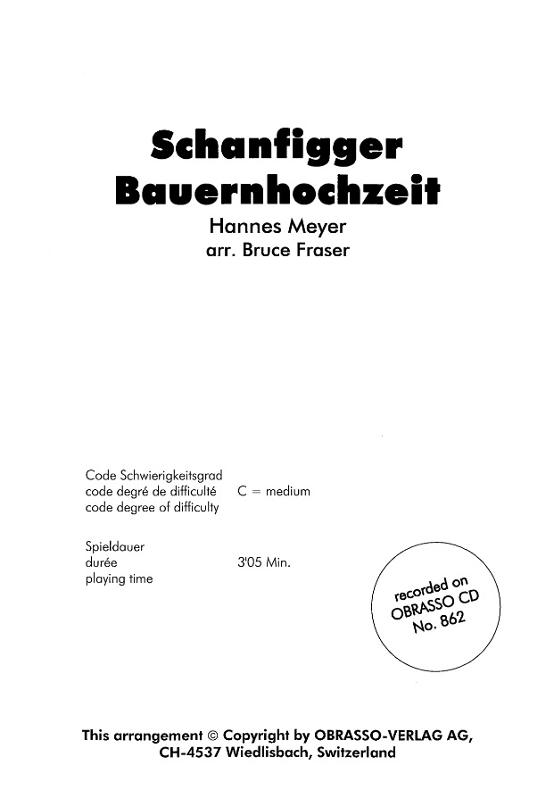 Schanfigger Bauernhochzeit - cliquer ici