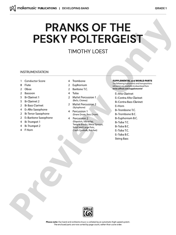 Pranks of the Pesky Poltergeist - cliquer ici