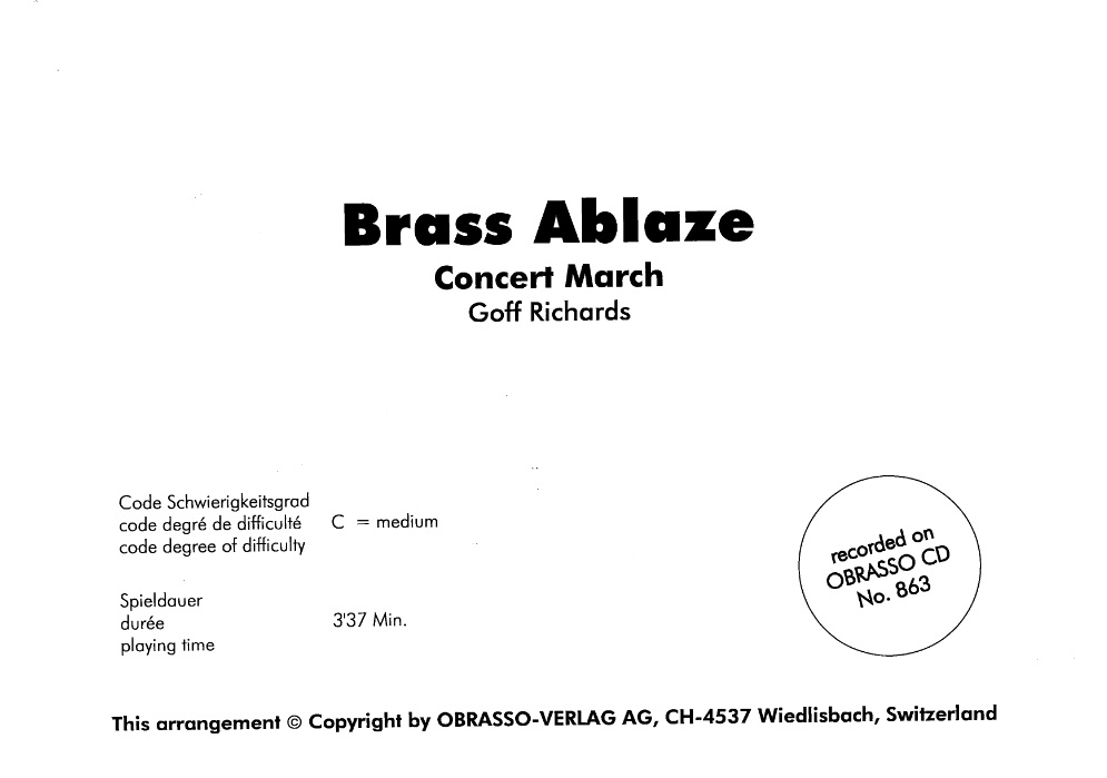 Brass Ablaze - cliquer ici