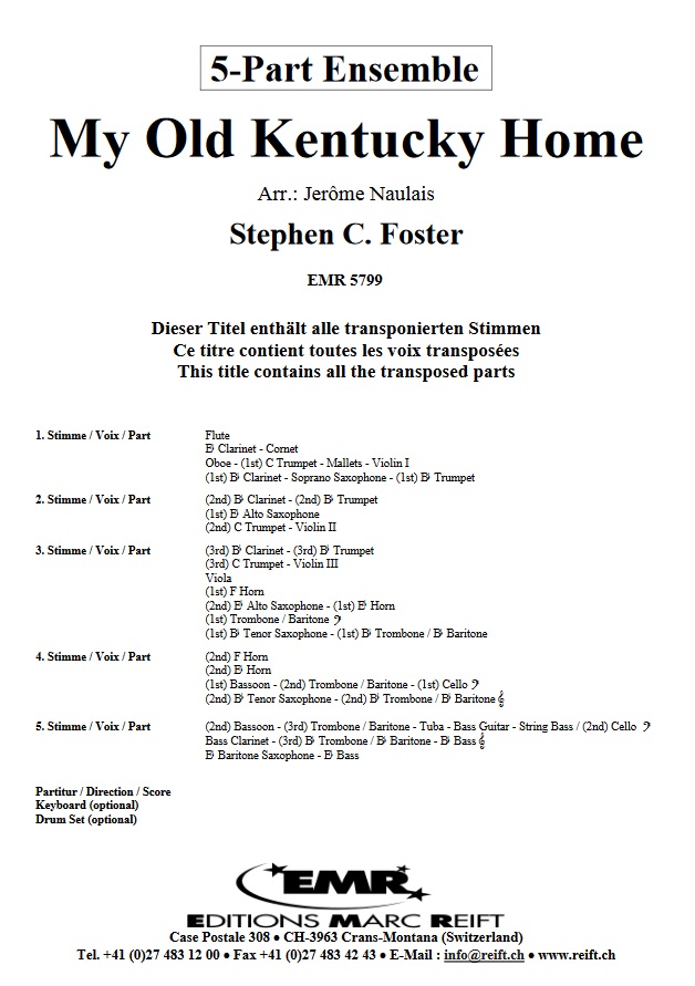 My Old Kentucky Home - cliquer ici