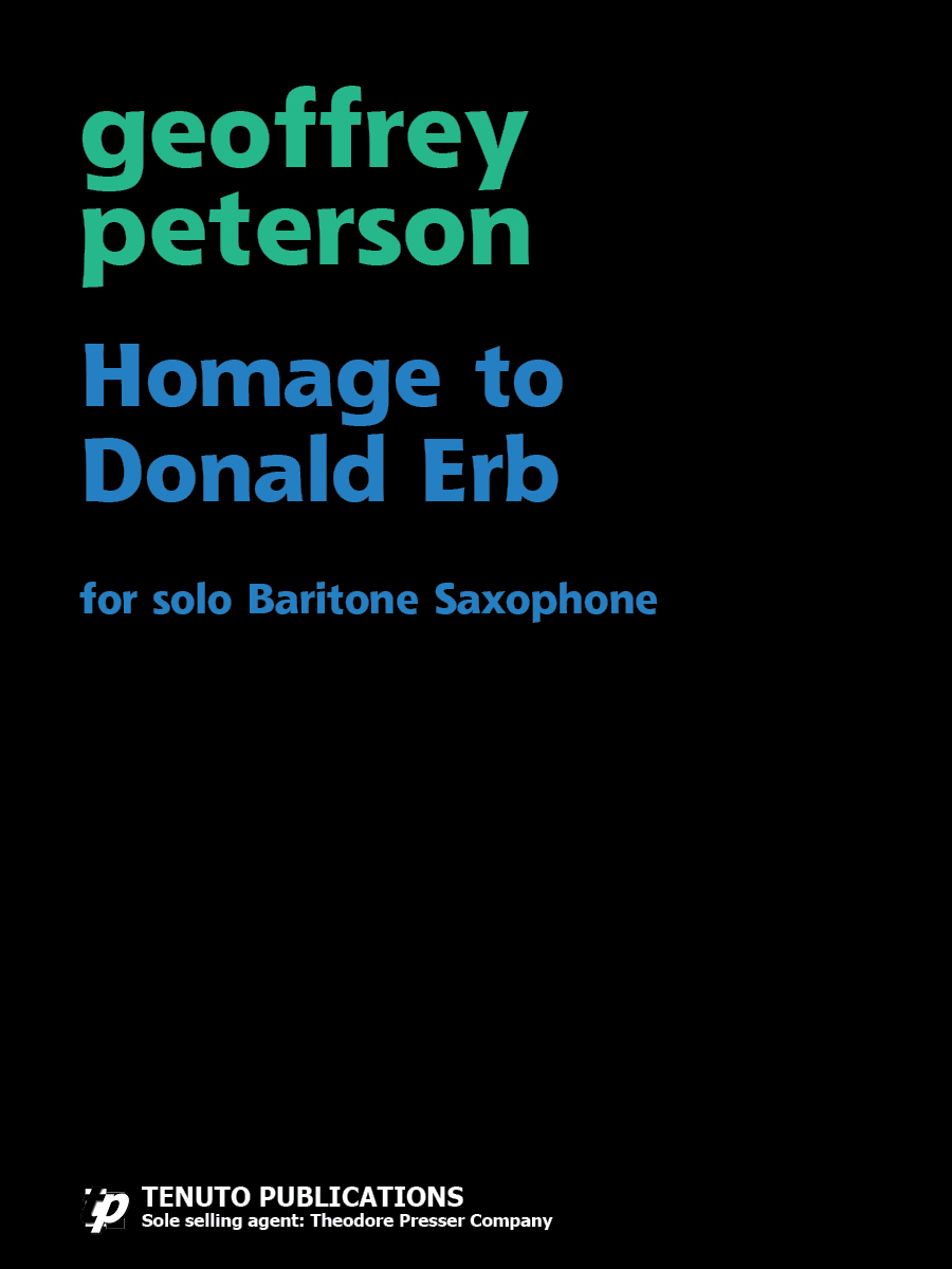 Homage to Donald Erb - cliquer ici