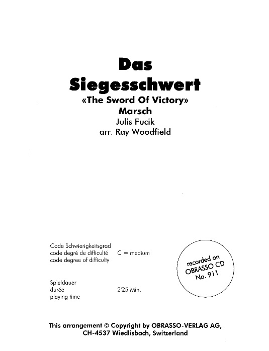 Siegesschwert, Das (The Sword of Victory) - cliquer ici