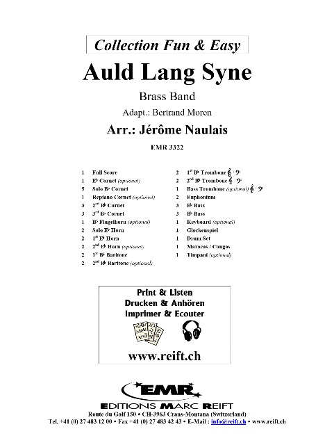 Auld Lang Syne - cliquer ici