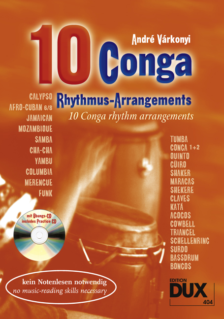 10 Conga Rhythmus-Arrangements - cliquer ici