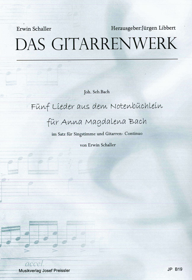 5 Lieder aus dem Notenbüchlein für Anna Magdale - cliquer ici 5 Lieder aus dem Notenbüchlein für Anna Magdale - cliquer ici
