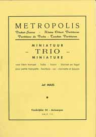 Trio Miniature (Zakpartituur) - cliquer ici Trio Miniature (Zakpartituur) - cliquer ici