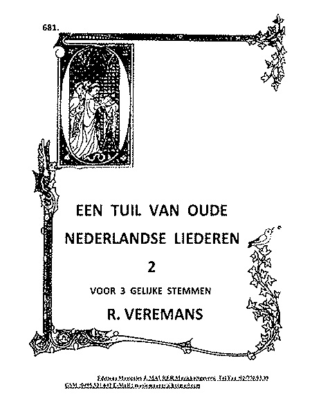 1 tuil oude Nederlandse liederen #2 - cliquer ici