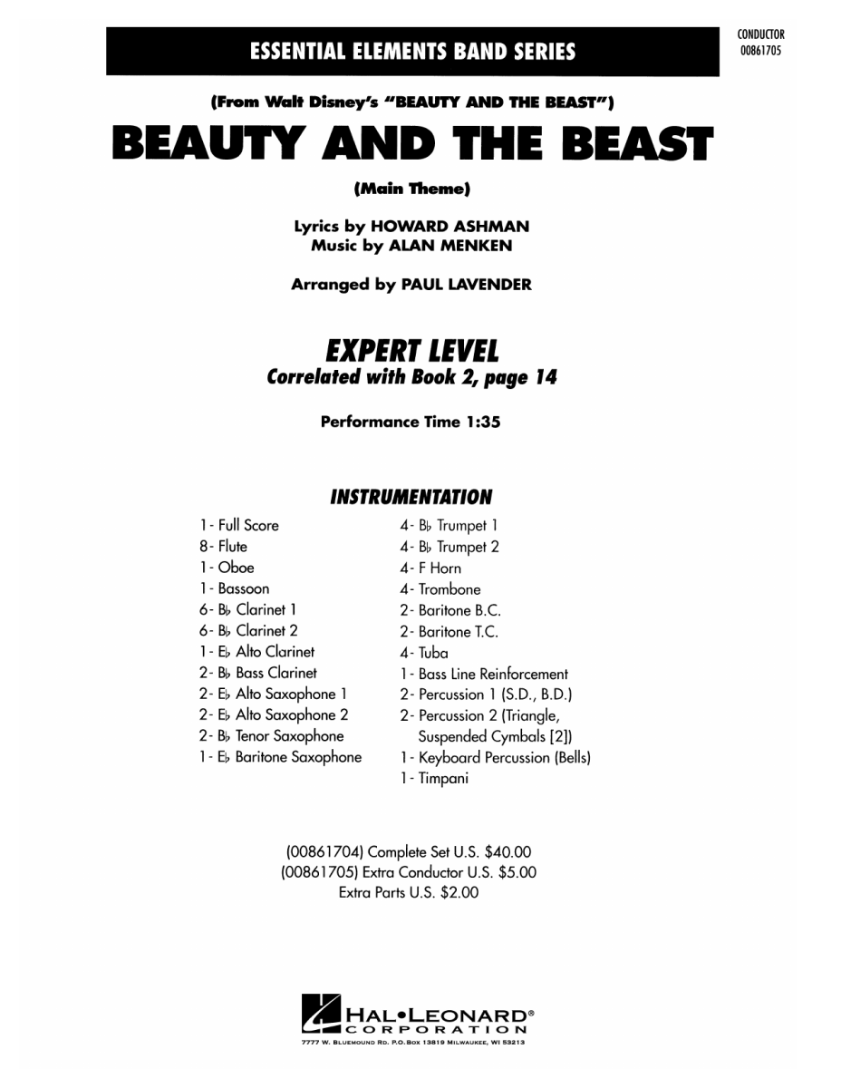 Beauty and the Beast - cliquer ici