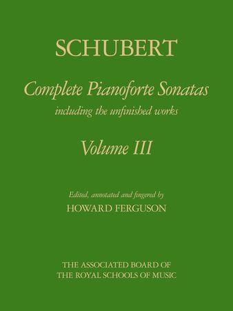 Complete Pianoforte Sonatas, Vol.3: including the unfinished works - cliquer ici