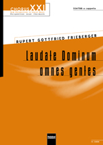 Laudate Dominum omnes gentes - cliquer ici Laudate Dominum omnes gentes - cliquer ici