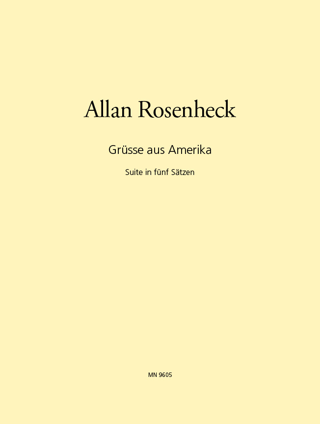 Gr�sse aus Amerika - Suite in f�nf S�tzen - cliquer ici