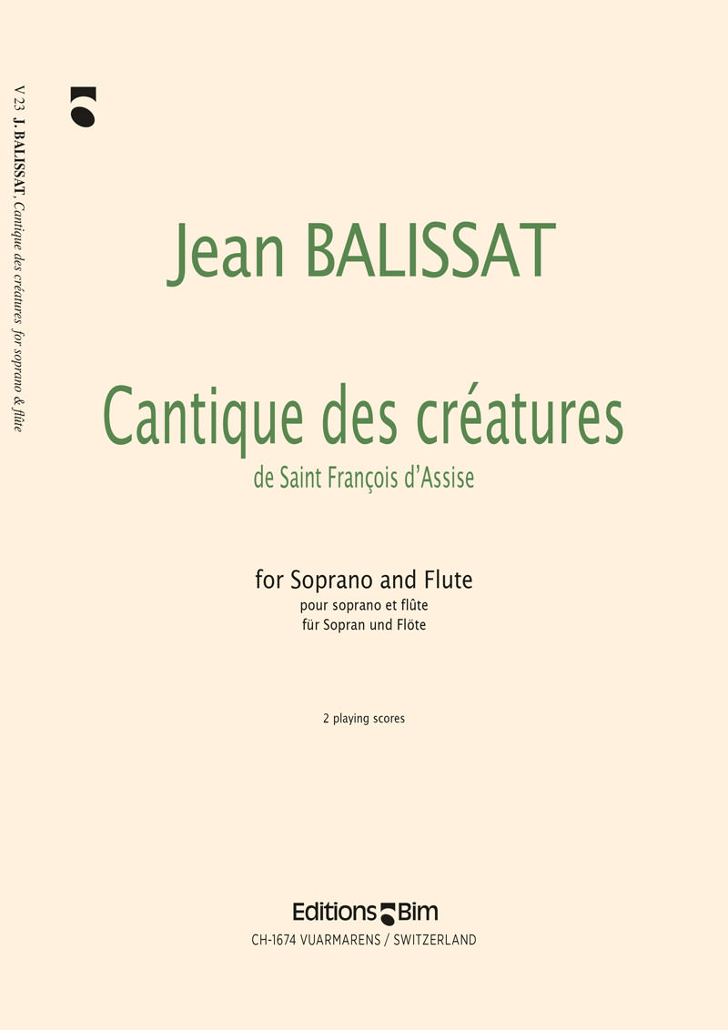 Cantique des créatures de St. François d'Assise - cliquer ici Cantique des créatures de St. François d'Assise - cliquer ici