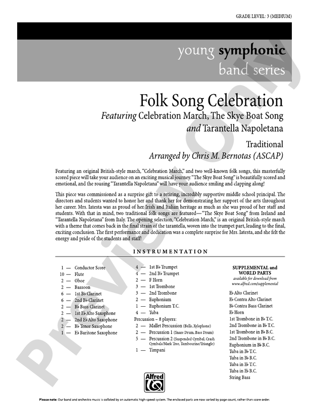 Folk Song Celebration - cliquer ici