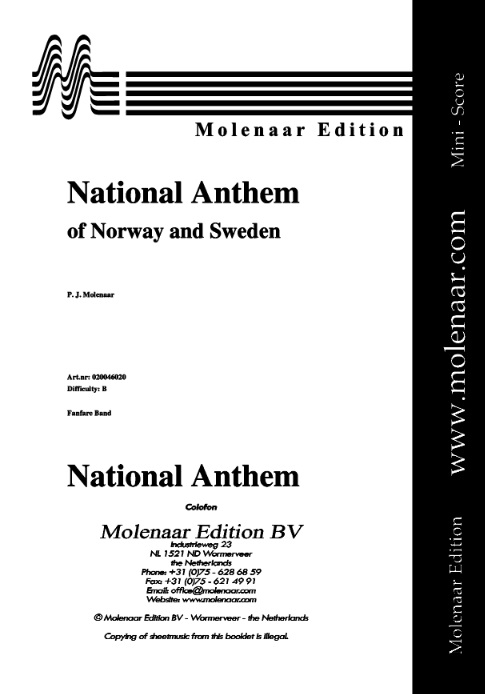 National Anthem of Norway and Sweden (Volkslied Noorwegen en Zweden) - cliquer ici