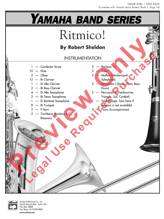 Ritmico! (Percussion Section Feature) - cliquer ici