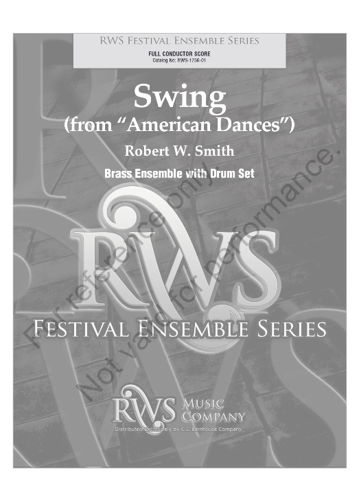 Swing (Mvt. 3 from American Dances) - cliquer ici