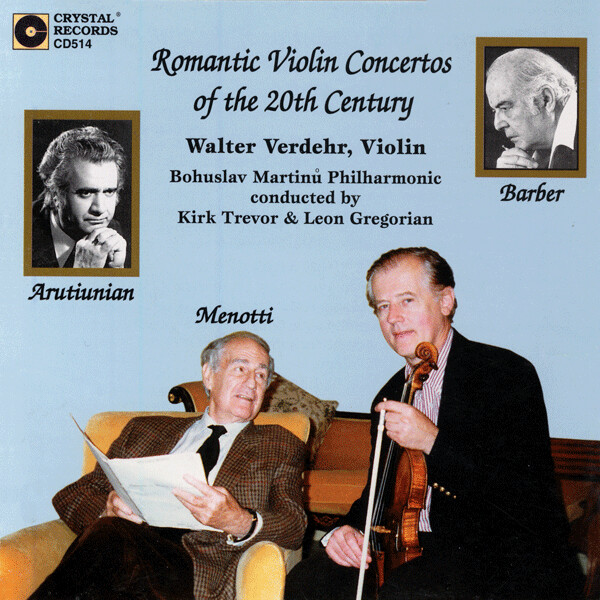 Romantic Violin Concertos of the 20th Century - cliquer ici