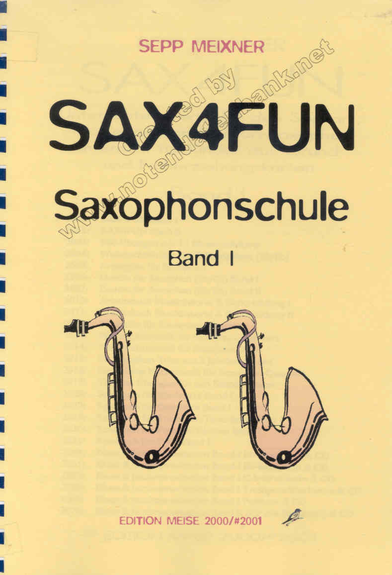 Saxophonschule #1 - cliquer ici
