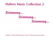 Halters Music Collection #2: Stimmung, Stimmung, Stimmung - cliquer ici