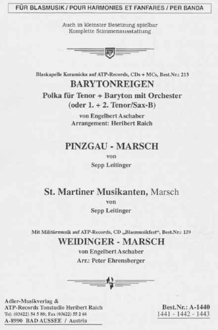 Barytonreigen - cliquer ici